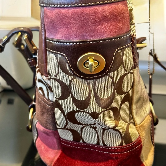 Coach Multicolor Patchwork Tote - Picture 4 of 4
